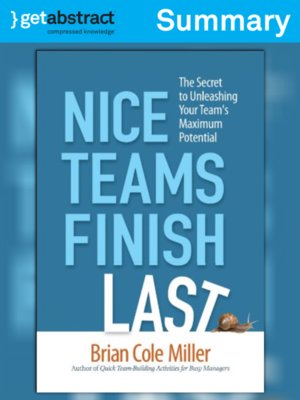 cover image of Nice Teams Finish Last (Summary)